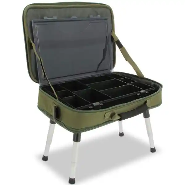 NGT - Stolek v Kufříku Box Case Tackle Bag with Bivvy Table Omezená Nabídka