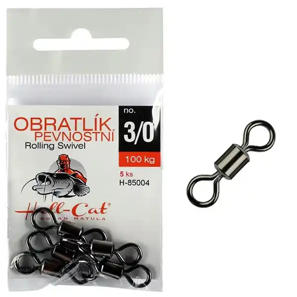 Omezená Nabídka HELL-CAT - Obratlík pevnostní Rolling Swivel 5ks
