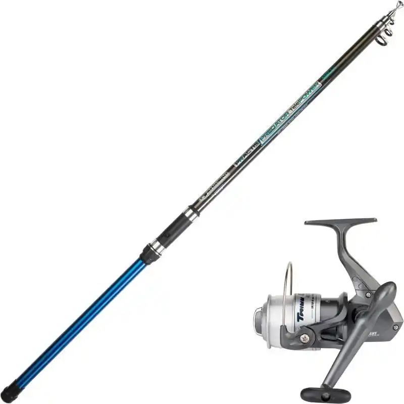 Aktuální GARBOLINO - Prut Practis Predator 3,5m 80-150g + Naviják Twingear 401FD ZDARMA!