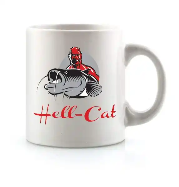 Nejlepší Volba HELL-CAT - Hrnek bílý s logem