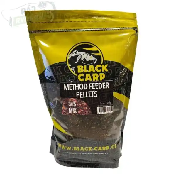 BLACK CARP - Method Feeder Pellets 365 MIX 2mm 1200g Přímo Od Výrobce
