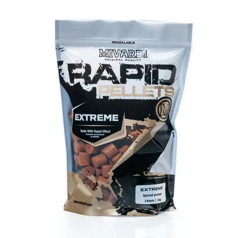Finální Výprodej Pelety Rapid Extreme - Spiced Protein 16mm 1 kg