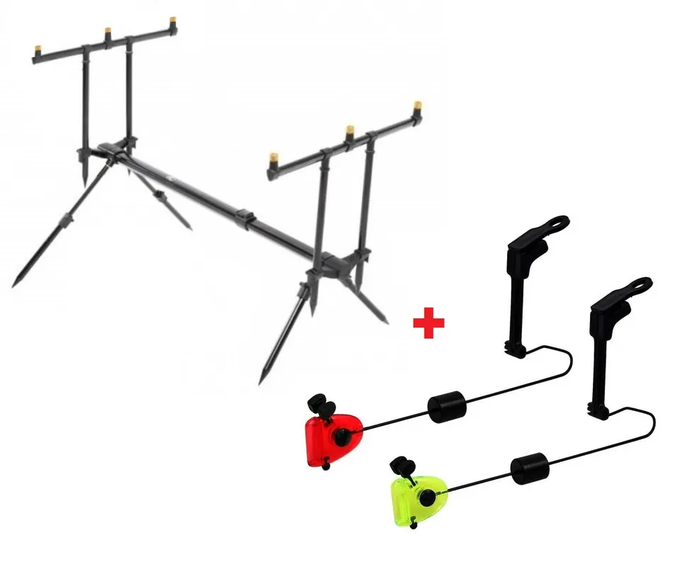 ZFISH Stojan Rod Pod Classic 3 Rods + 2x Indikátor záběru zdarma! Horká Nabídka