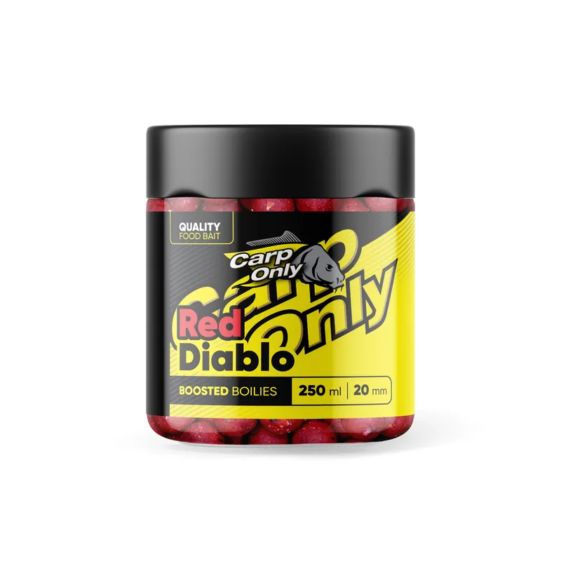 Red Diablo Dipovaný Boilies 20 mmm 250 ml Omezená Nabídka
