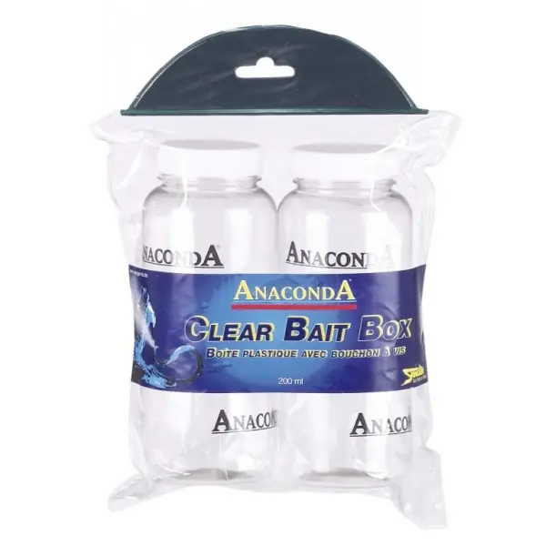 Anaconda plastové dózy Bait Box Clear, 4ks/bal Nejlepší Volba