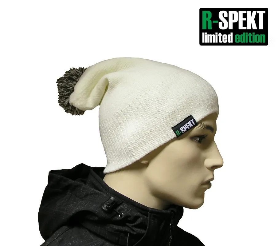 Kulich pompom DUO beanie style smetanový Speciální Cena