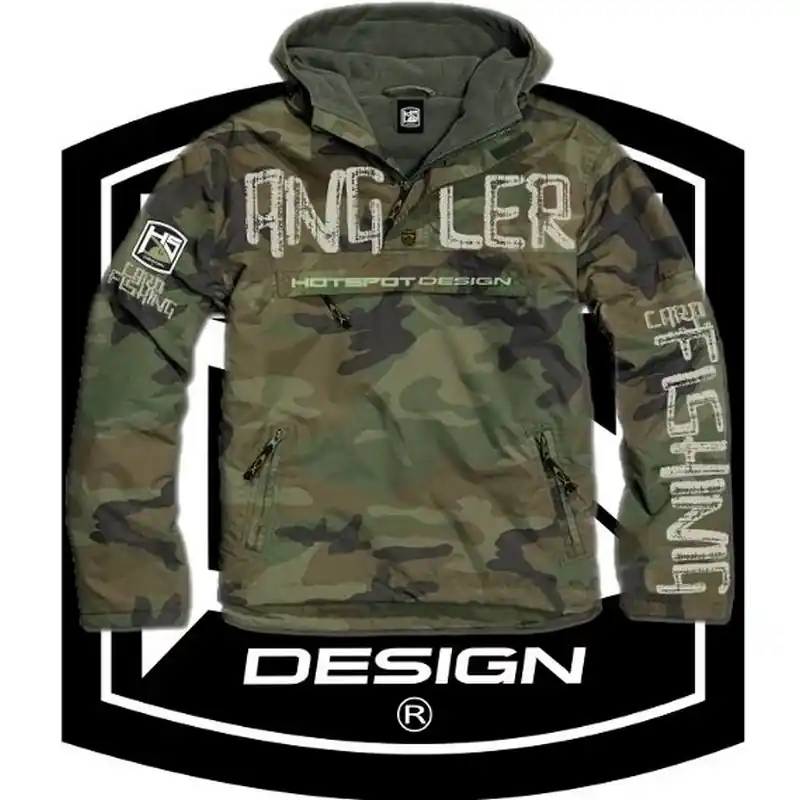 Bunda pro rybáře Hotspot Design Carpfishing HYBRID Nejprodávanější
