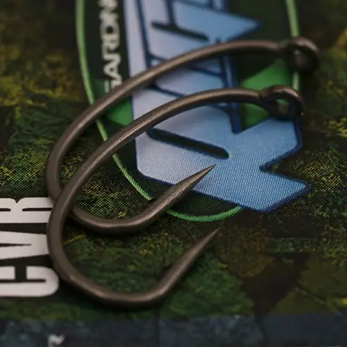 Vysoce Kvalitní Gardner Háčky Curved Rigga Hooks (CVR) Barbed vel. 8