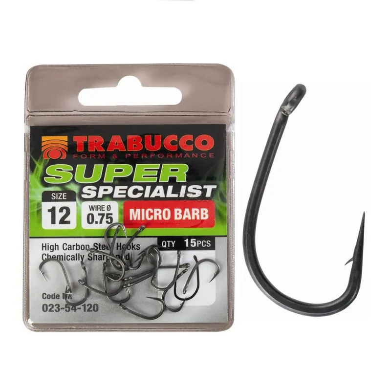 Háčky Trabucco Super Specialist 15ks vel.10 Dokud Zásoby Vydrží