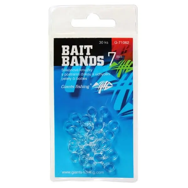 Giants fishing Silikonové kroužky Bait Bands 7mm/30pc Vysoce Kvalitní
