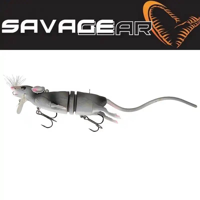 Krysa 3D Savage gear 3D Rad šedá 20 cm 32g Zlevněný