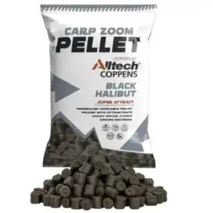 Carp Zoom Black Halibut Pellets Drilled - 800 g / 15 mm Vrácení Zdarma