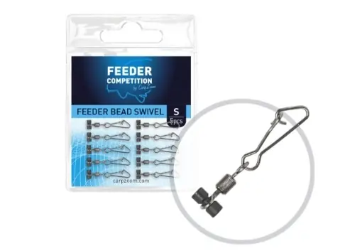 Carp Zoom Perlenwirbel mit Karabiner - 5 Stk. / Gr. M Speciální Cena