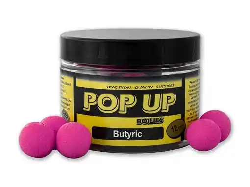 Sezónní Sleva CSV Pop Up Boilies - Pot / 40 g / 12 mm / Butyric