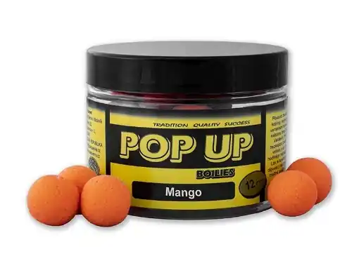 CSV Pop Up Boilies - Pot / 40 g / 12 mm / Mango Nejlepší Volba