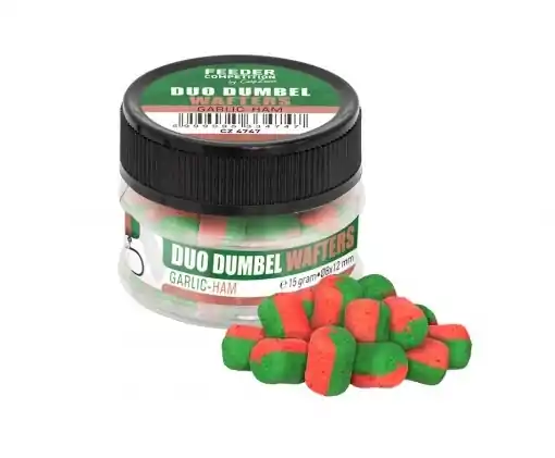 Odeslání Ihned Carp Zoom Duo Dumbells Wafters 15g 10x14mm Česnek-Šunka