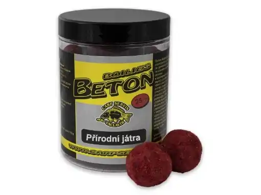 Nakupujte Hned CSV Boss2 BETON Boilies - 170 g / 25 mm / Natural Liver