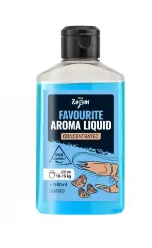 Carp Zoom Favourite Aroma Liquid Plus - 200 ml / Seafood Pouze Dnes