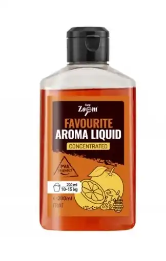 Carp Zoom Favourite Aroma Liquid Plus - 200 ml / Fruit Víkendová Akce