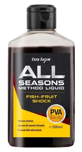 Carp Zoom All Season Method Liquid - 200 ml / Fisch-Frucht Dokud Zásoby Vydrží