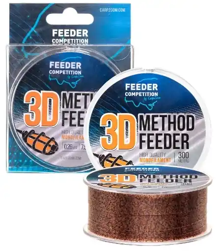 Nejlepší Cena Carp Zoom 3D Method Feeder Schnur - 300 m / 0,26 mm