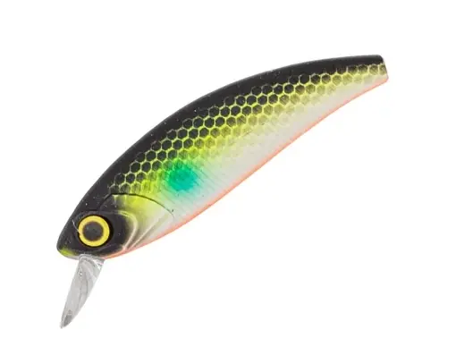 Cenový Hit Carp Zoom Wobler Immortal Shad 5 cm 4 g Potápivý Černo-Zelená