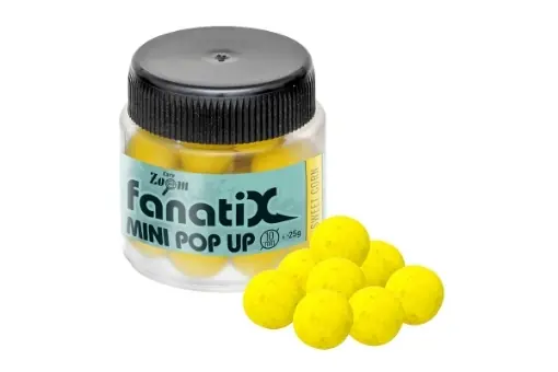 Carp Zoom Fanati-X Mini Pop Ups 25 g 10 mm Sladká kukuřice Finální Výprodej