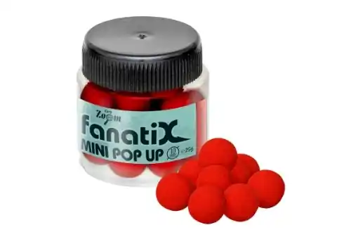 Carp Zoom Fanati-X Mini Pop Ups 25g 10mm Strawberry Nejlepší Volba