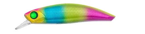 Vysoce Kvalitní Carp Zoom Curve Minnow 6cm Blau-Grün-Rosa