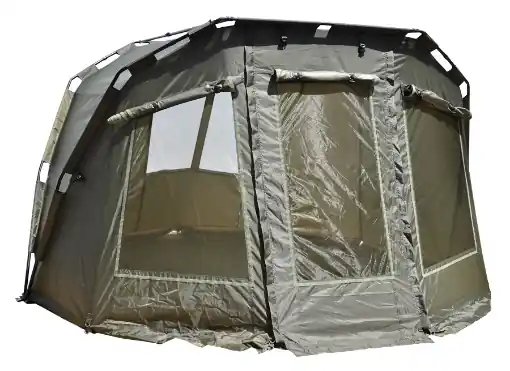 Ověřený Carp Zoom Bivvy Frontier + Überwurf - 290x290x163 cm