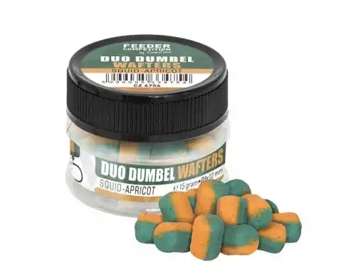 Carp Zoom Duo Dumbells Wafters - 15 g / Calamar-Abricot Speciální Cena