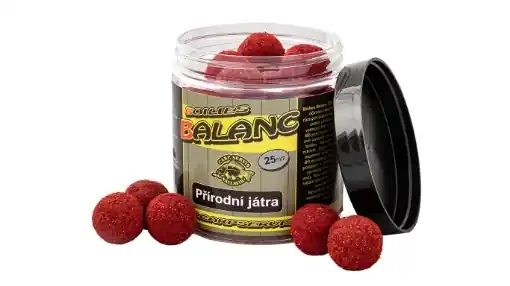 CSV Boilies Balanc, 120 g / 25 mm / Natural Liver Sleva