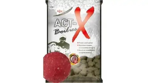 Dokud Zásoby Vydrží Carp Zoom Act-X Boilies - 800 g / 20 mm / Strawberry