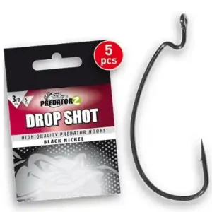 Sezónní Sleva Carp Zoom Drop Shot Hooks - 5 pcs / Size 3/0