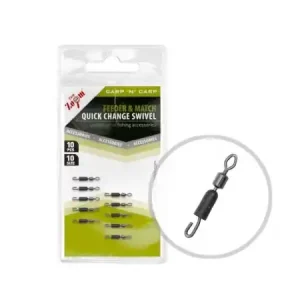 Bezpečná Platba Carp Zoom Quick Change Swivel with Sleeve 10pcs Size 18