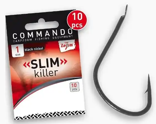Ověřený Carp Zoom Háčky Slim Killer - 10 ks / Vel. 6