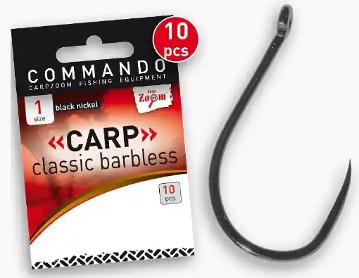 Sezónní Sleva Carp Zoom Háčky Carp Classic Barbless - 10 ks / Vel. 8