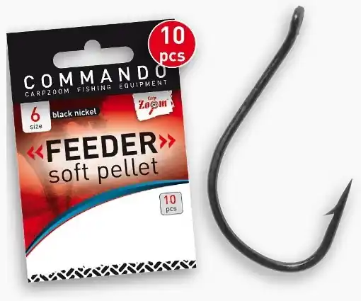 Vysoce Kvalitní Carp Zoom Feeder Soft Pellet Haken - 10 Stk. / Gr. 8