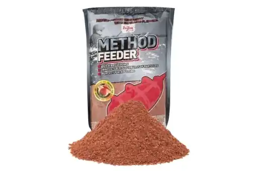 Značkový Carp Zoom Amorce Method Feeder - 1 kg / Fraise-Poisson