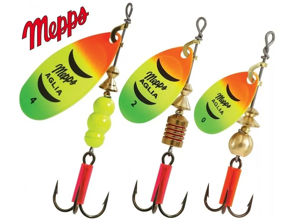 Nejlepší Cena MEPPS rotační třpytka Aglia Fluo Tiger
