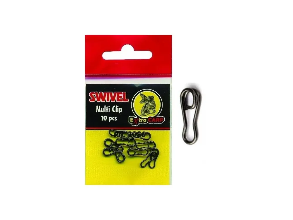 Výhodná Nabídka Extra Carp Multi Clip karabinka - 10 ks
