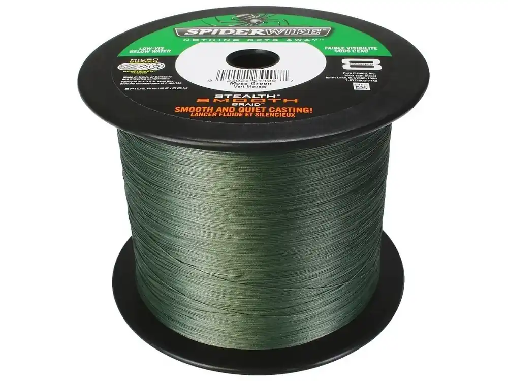 SPIDERWIRE Stealth Smooth Braid 8 Carrier Green pletená šňůra 1 m Akční Cena