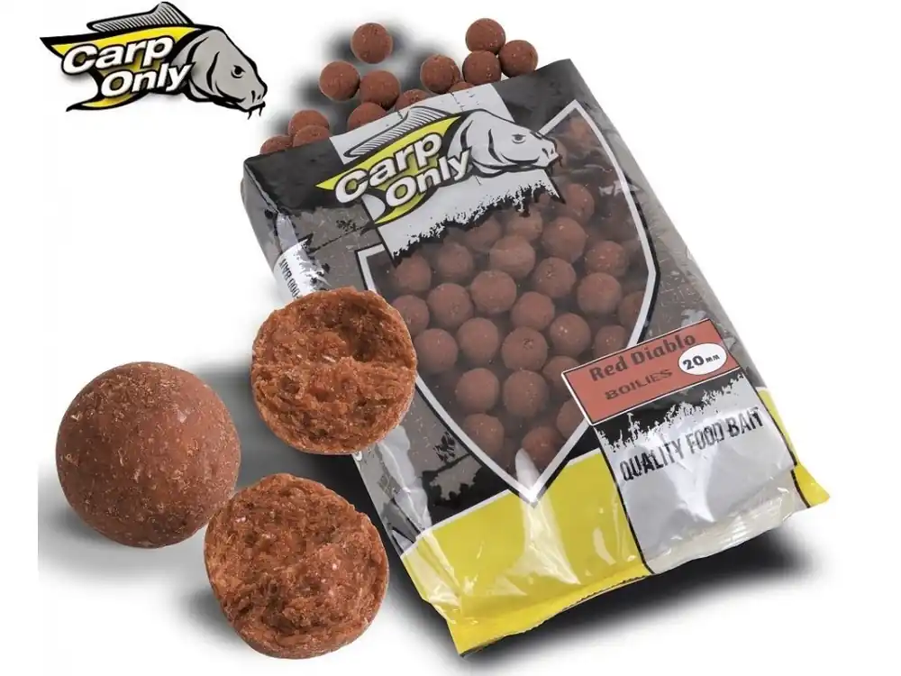 Nakupujte Hned Boilies Carp Only Red Diablo 1 kg