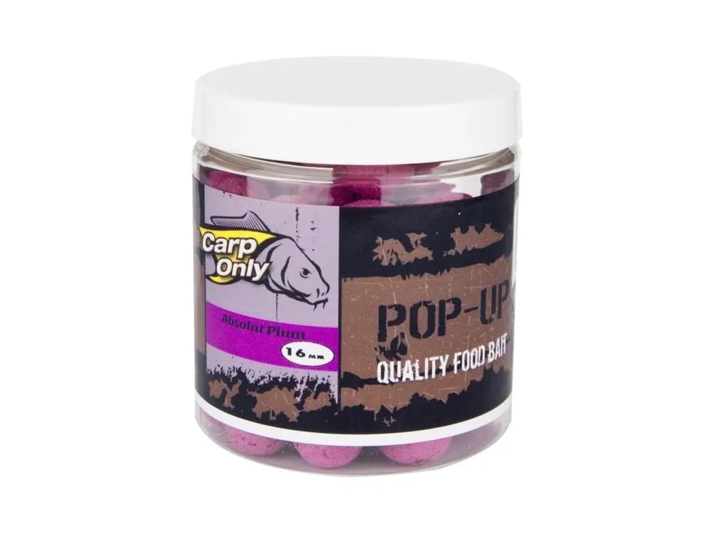 Akční Cena Plovoucí boilies Carp Only Pop Up Absolut Plum 80 g