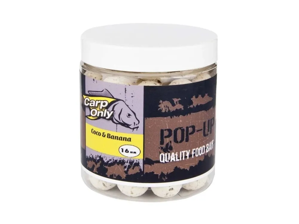 Plovoucí boilies Carp Only Pop Up Coco & Banana 80 g Originální
