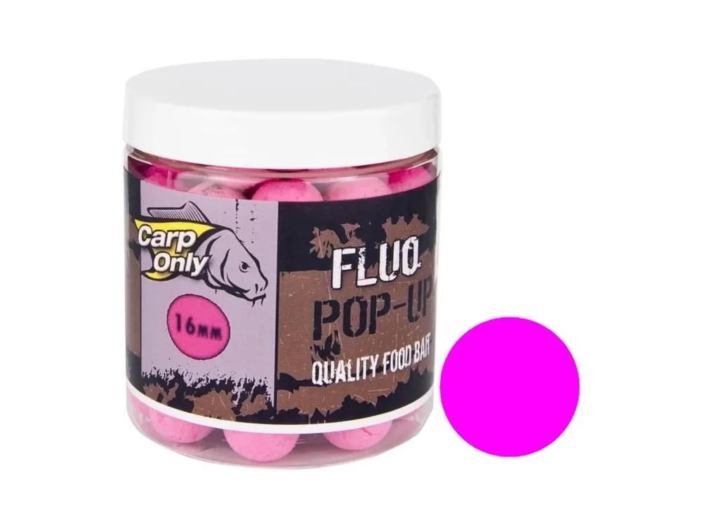 Bezpečná Platba Plovoucí boilies Carp Only Fluo Pop Up Pink 100 g