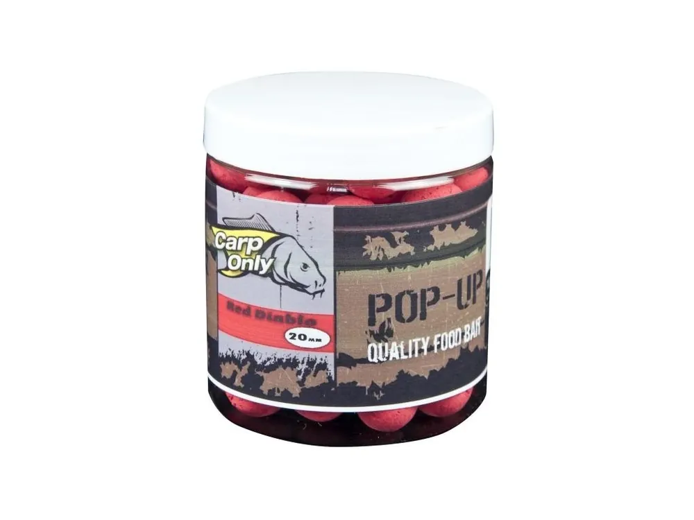 Omezená Nabídka Plovoucí boilies Carp Only Pop Up Red Diablo 80 g