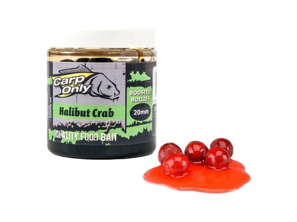 Boilies v dipu Carp Only Halibut & Crab 250 ml Top Prodej