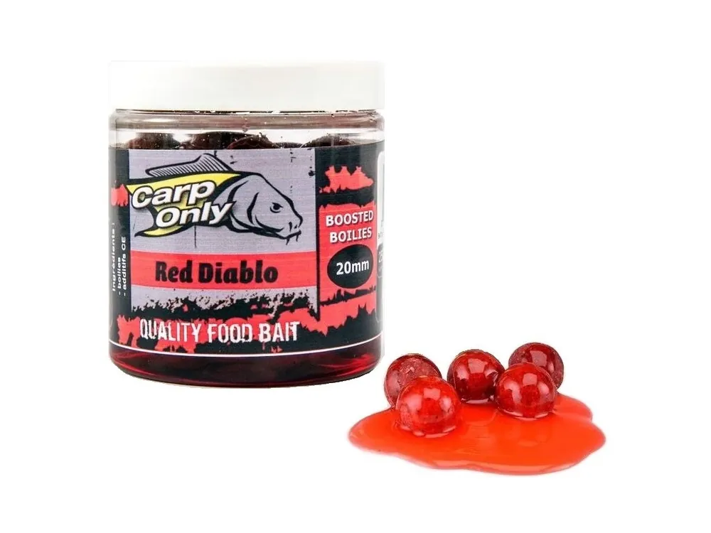 Boilies v dipu Carp Only Red Diablo 250 ml Dokud Zásoby Vydrží