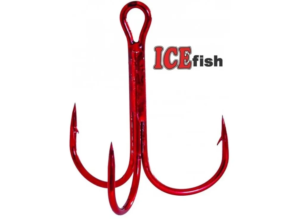 Trojháček ICE Fish červený Značkový